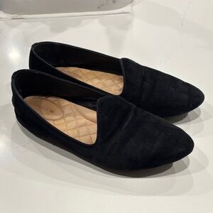 Birdies Black Suede Loafers